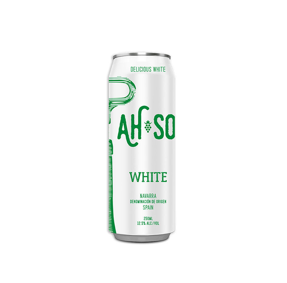 AS-HO canned white wine